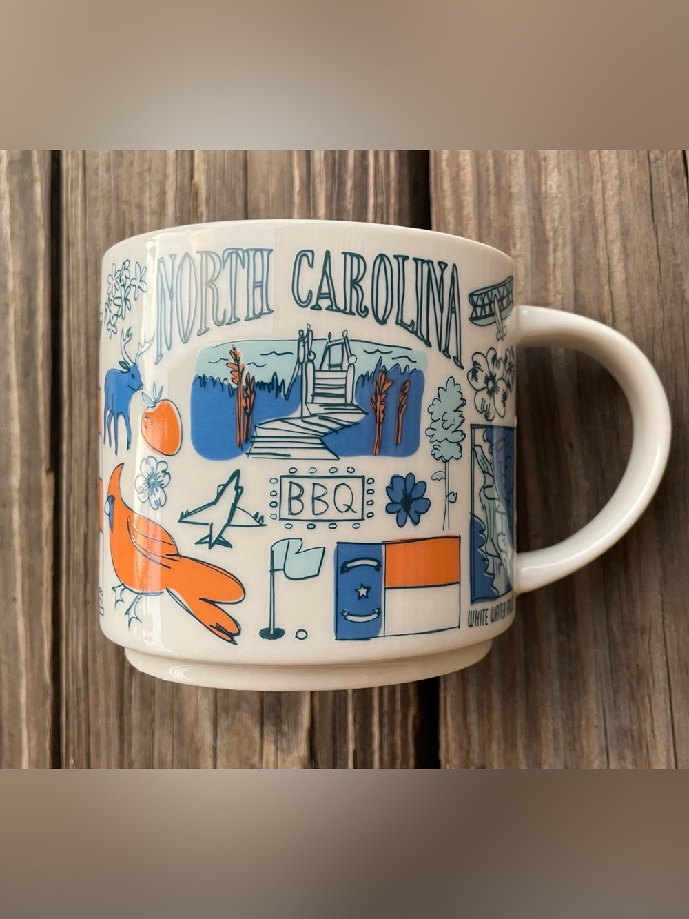 Starbucks- NORTH CAROLINA - Been There Series mug- Across the Globe